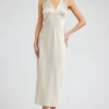 Sale Silk Sweetheart Maxi Dress Women Maxi Dresses