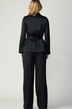 Best Silky Belted Blazer Women Coats & Jackets