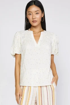 Best Smocked Sleeve Top Women Short Sleeve Tops