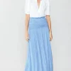 Online Soft Crinkle Maxi Skirt Women Skirts