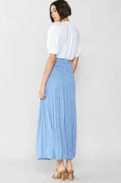 Online Soft Crinkle Maxi Skirt Women Skirts