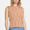 Clearance Space Dyed Sweater Tank Women Sleeveless Tops | Sweaters