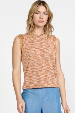 Clearance Space Dyed Sweater Tank Women Sleeveless Tops | Sweaters