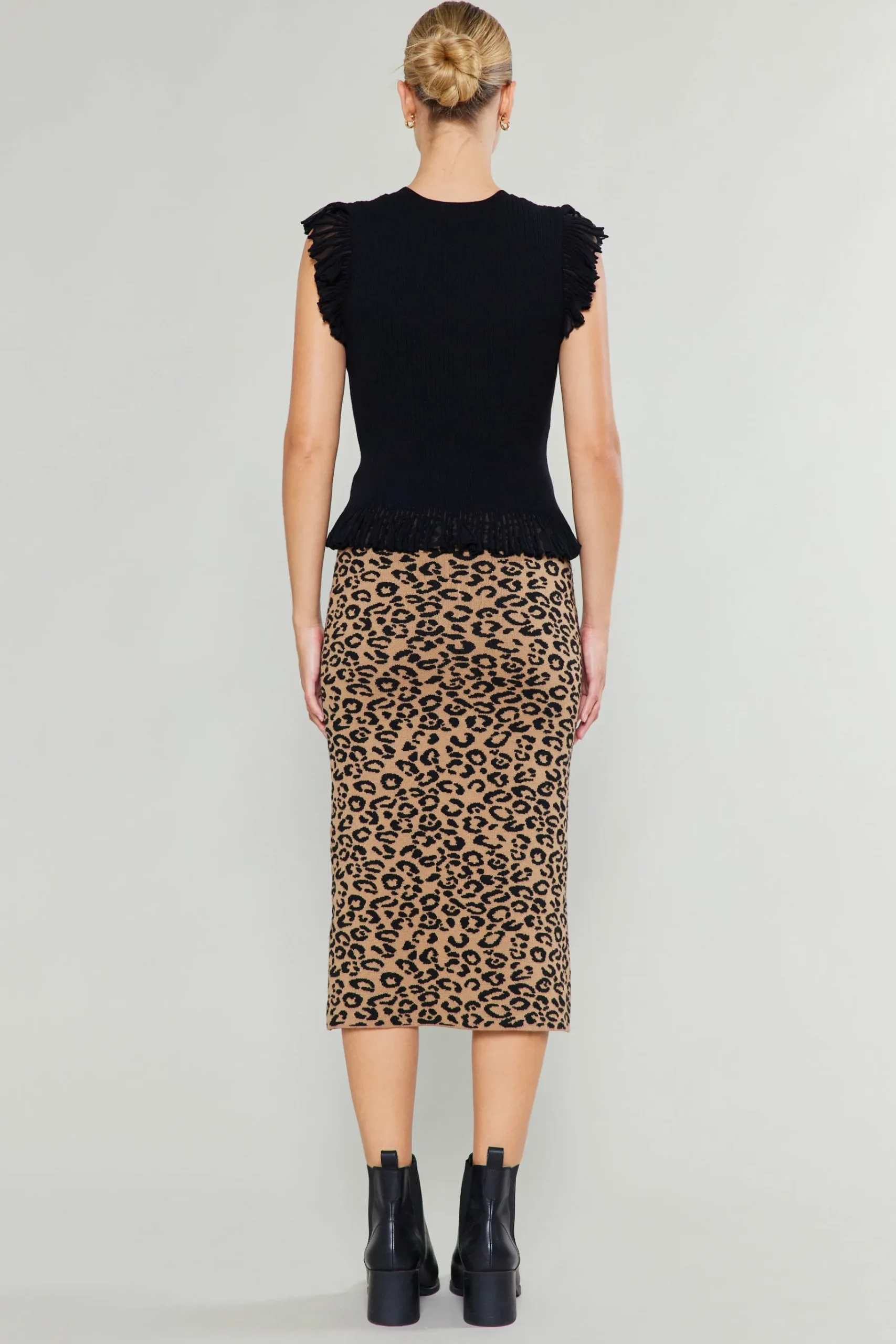 Fashion Spotted Knit Skirt Women Skirts | Knitwear