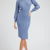 Sale Sweater Midi Dress Women Knitwear | Midi Dresses