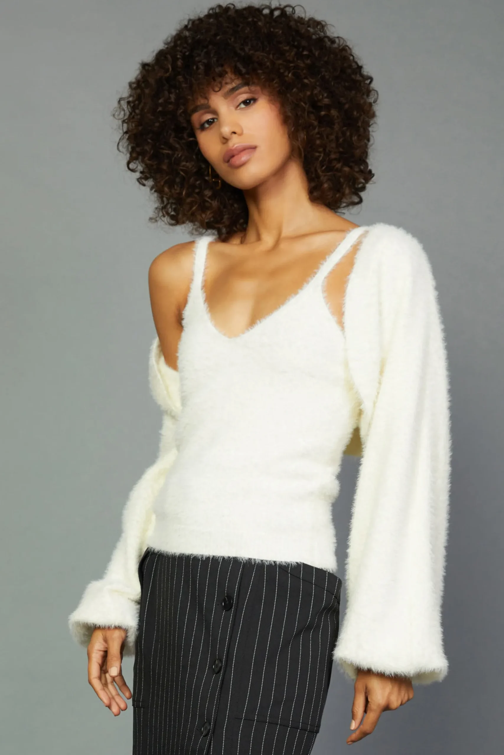 Online Sweater Shrug Cami Set Women Knitwear | Coats & Jackets
