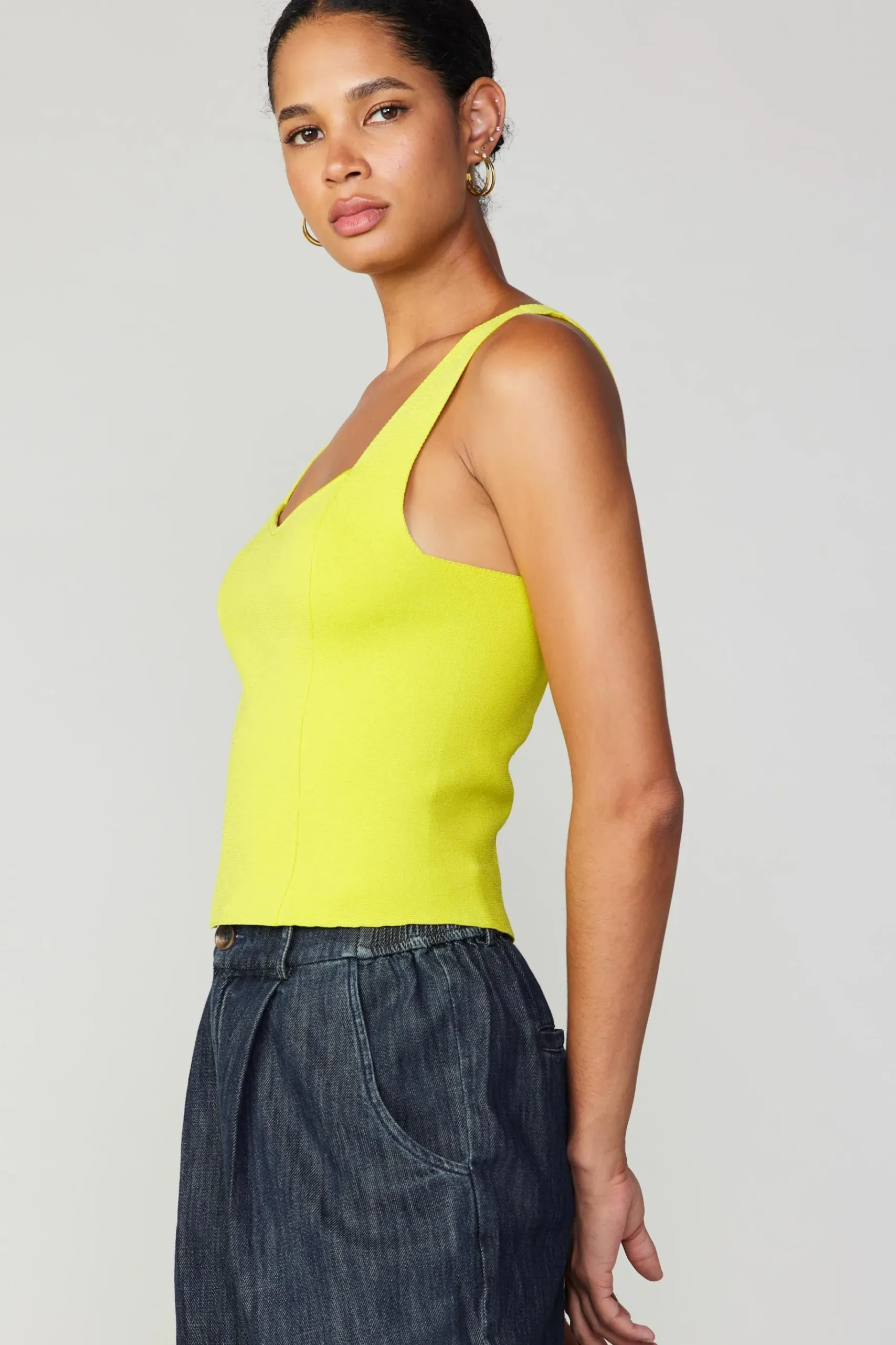 Hot Sweetheart Knit Tank Top Women Knitwear | Sleeveless Tops