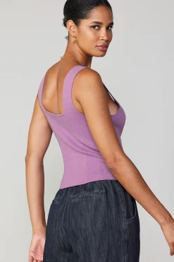 Best Sweetheart Knit Tank Top Women Knitwear | Sleeveless Tops