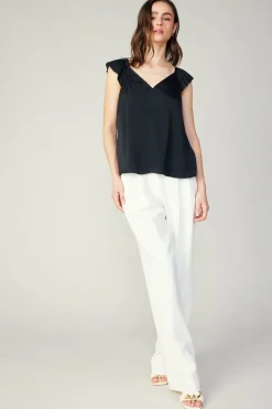 Clearance Sweetheart Neck Tank Top Women Sleeveless Tops