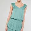 New Sweetheart Smocked Mini Dress Women Mini Dresses