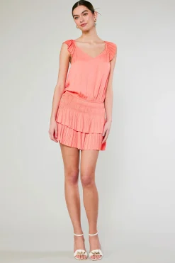 Fashion Sweetheart Smocked Mini Dress Women Mini Dresses