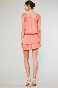 Fashion Sweetheart Smocked Mini Dress Women Mini Dresses