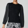 Clearance Textural Knit Sweater Top Women Long Sleeve Tops | Sweaters