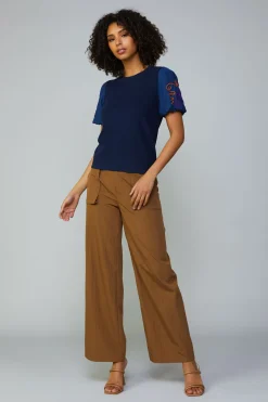 Online Texture Stitch Sweater Top Women Sweaters
