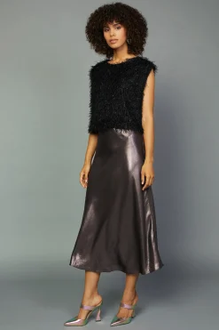 Best Textured Sparkle Top Women Sleeveless Tops