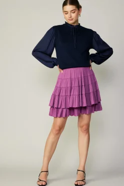 New Tiered Mini Skirt Women Skirts