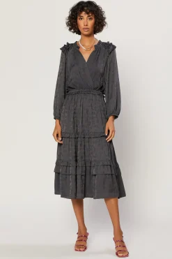Clearance Tiered Skirt Midi Dress Women Midi Dresses