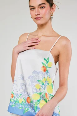 New Tuscan Citrus Cami Women Sleeveless Tops