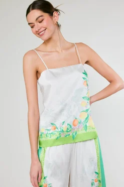 Sale Tuscan Citrus Cami Women Sleeveless Tops