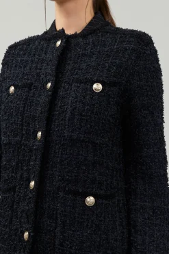 Fashion Tweed Jacket Women Coats & Jackets