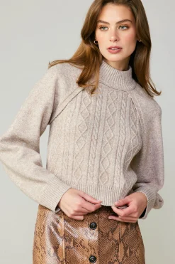 Clearance Two Piece Cable Knit Sweater Women Sweaters