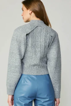 Sale Two Piece Cable Knit Sweater Women Sweaters