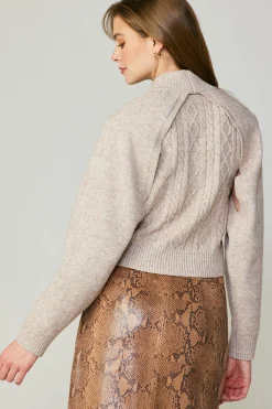 Clearance Two Piece Cable Knit Sweater Women Sweaters
