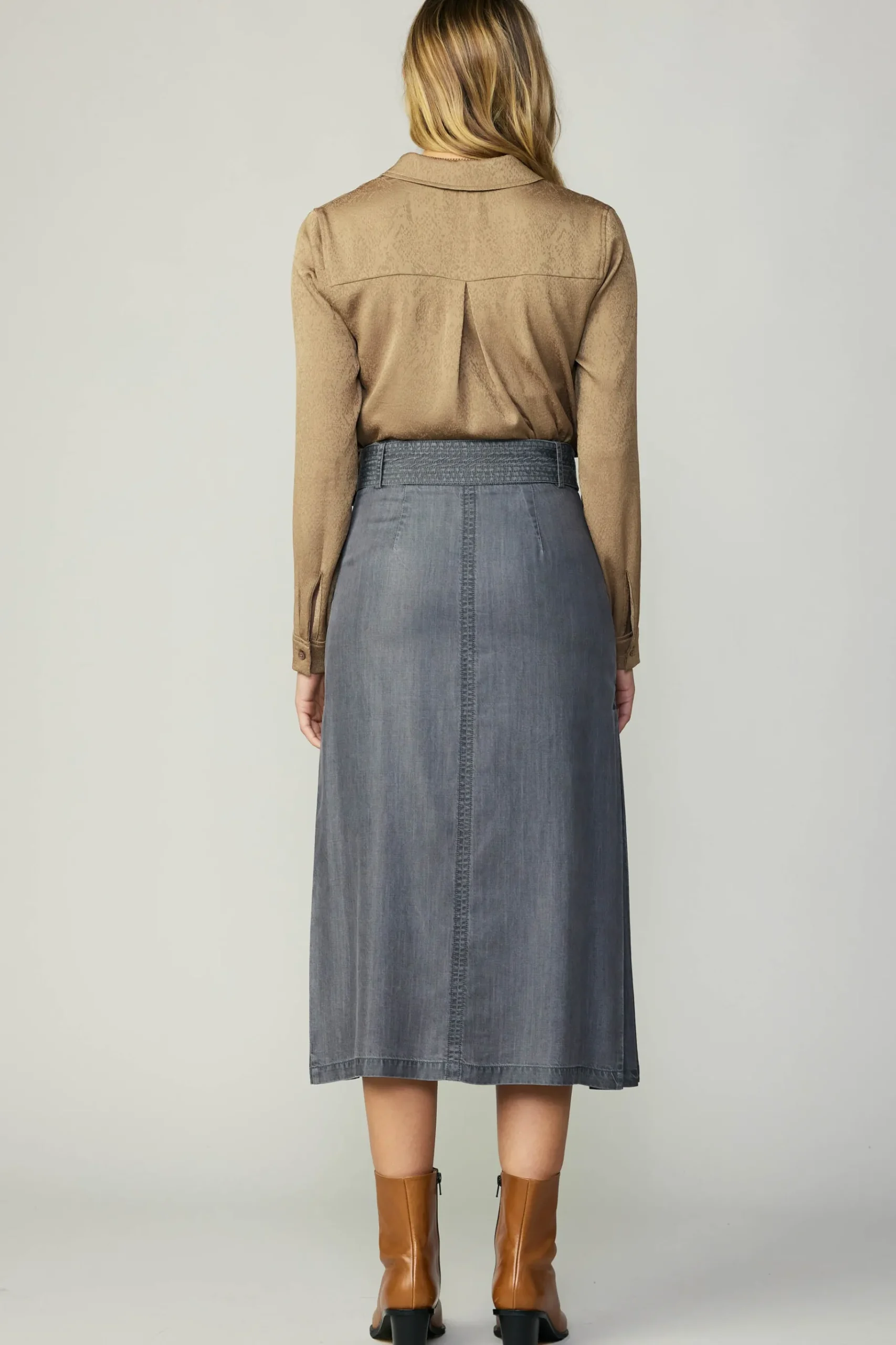 New Washed Utility Skirt Women Skirts