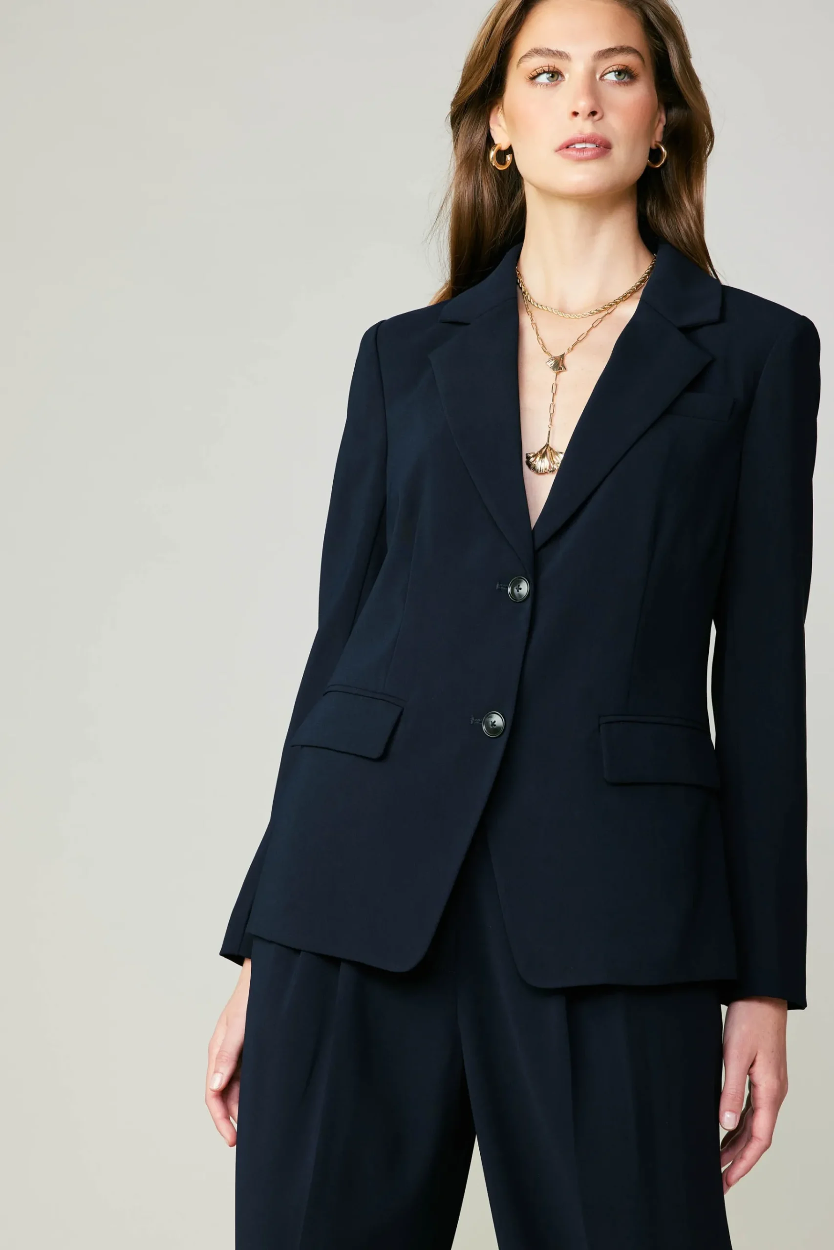 Fashion Welt Pocket Blazer Women Coats & Jackets