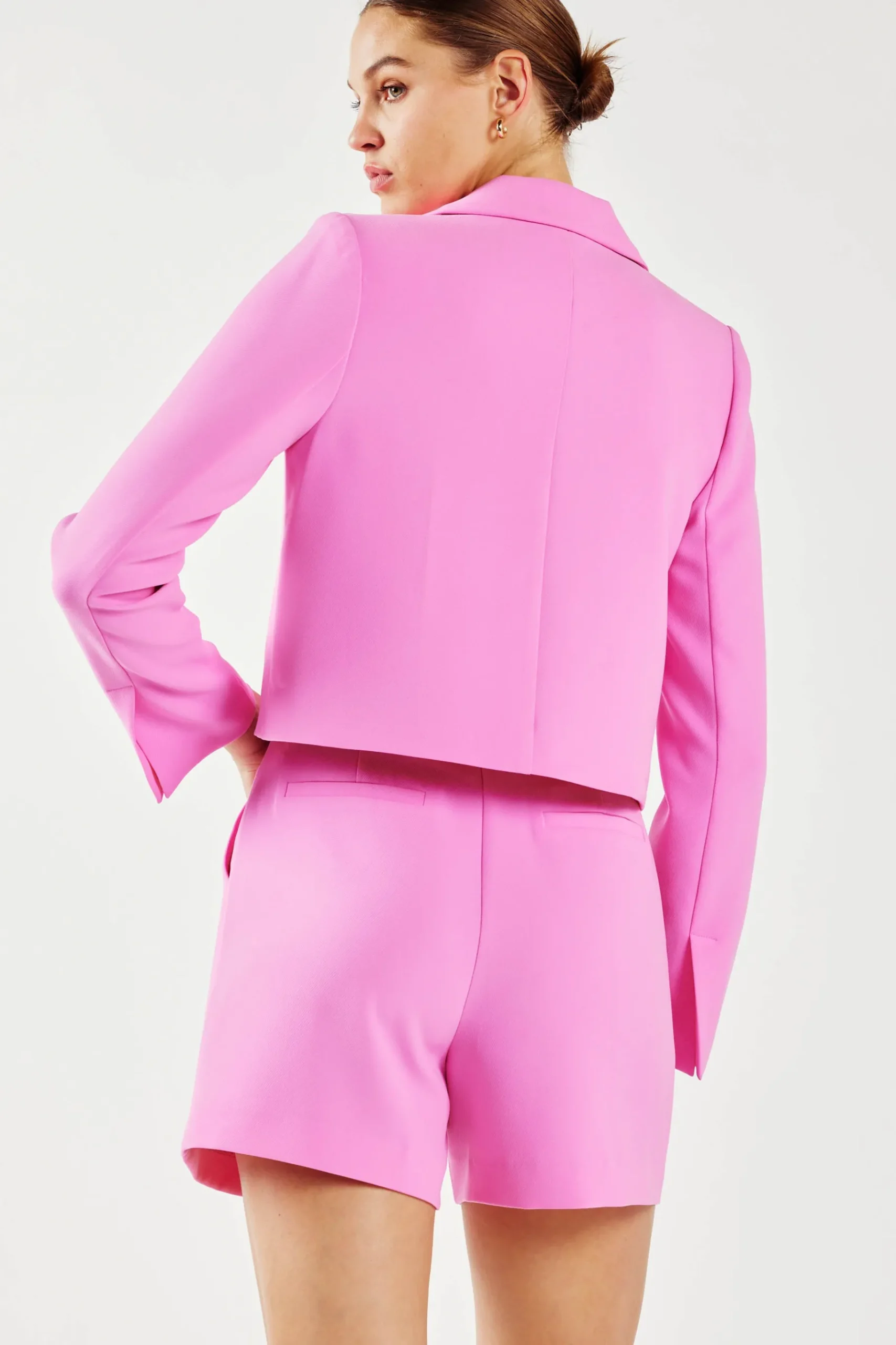 Online Welt Pocket Cropped Blazer Women Coats & Jackets