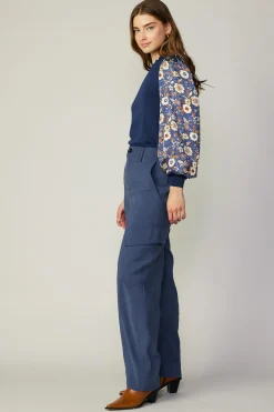 Sale Wide Leg Cargo Pant Women Pants