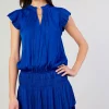 New Zoey Pleated Mini Dress Women Mini Dresses