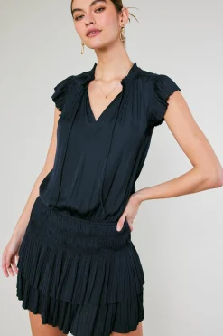 Outlet Zoey Pleated Mini Dress Women Mini Dresses