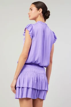 Fashion Zoey Pleated Mini Dress Women Mini Dresses