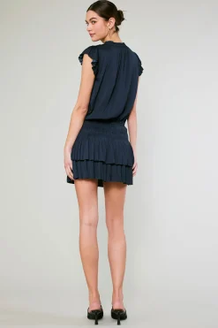 Outlet Zoey Pleated Mini Dress Women Mini Dresses