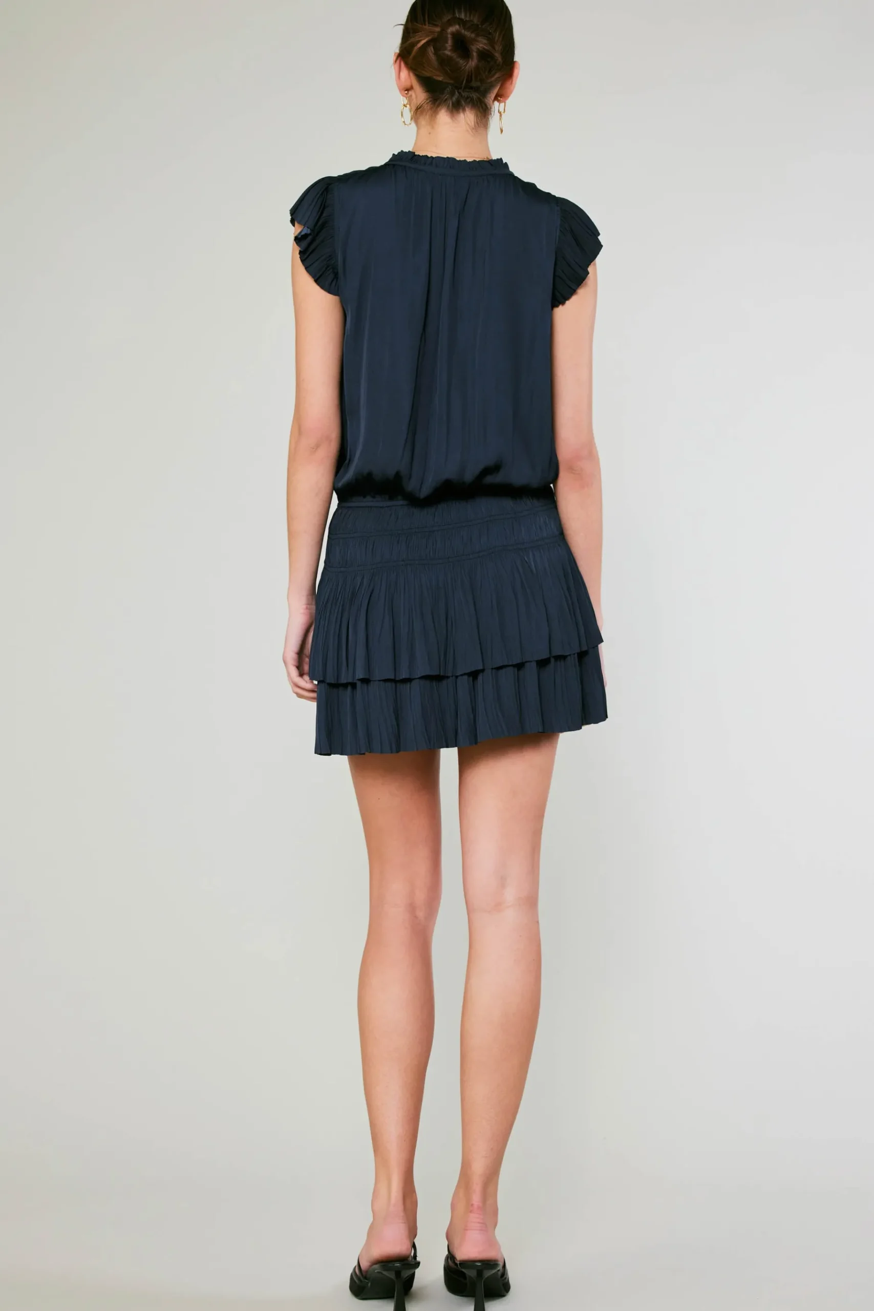 Outlet Zoey Pleated Mini Dress Women Mini Dresses