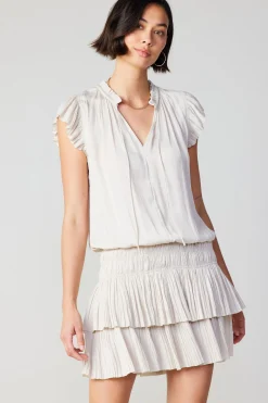 Clearance Zoey Pleated Skirt Mini Dress Women Mini Dresses