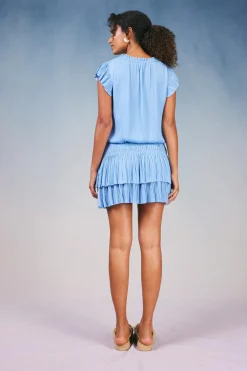 Sale Zoey Pleated Skirt Mini Dress Women Mini Dresses